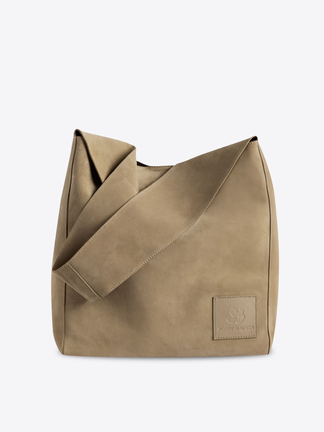 Luxury Tote Bag Suede | Chocolate